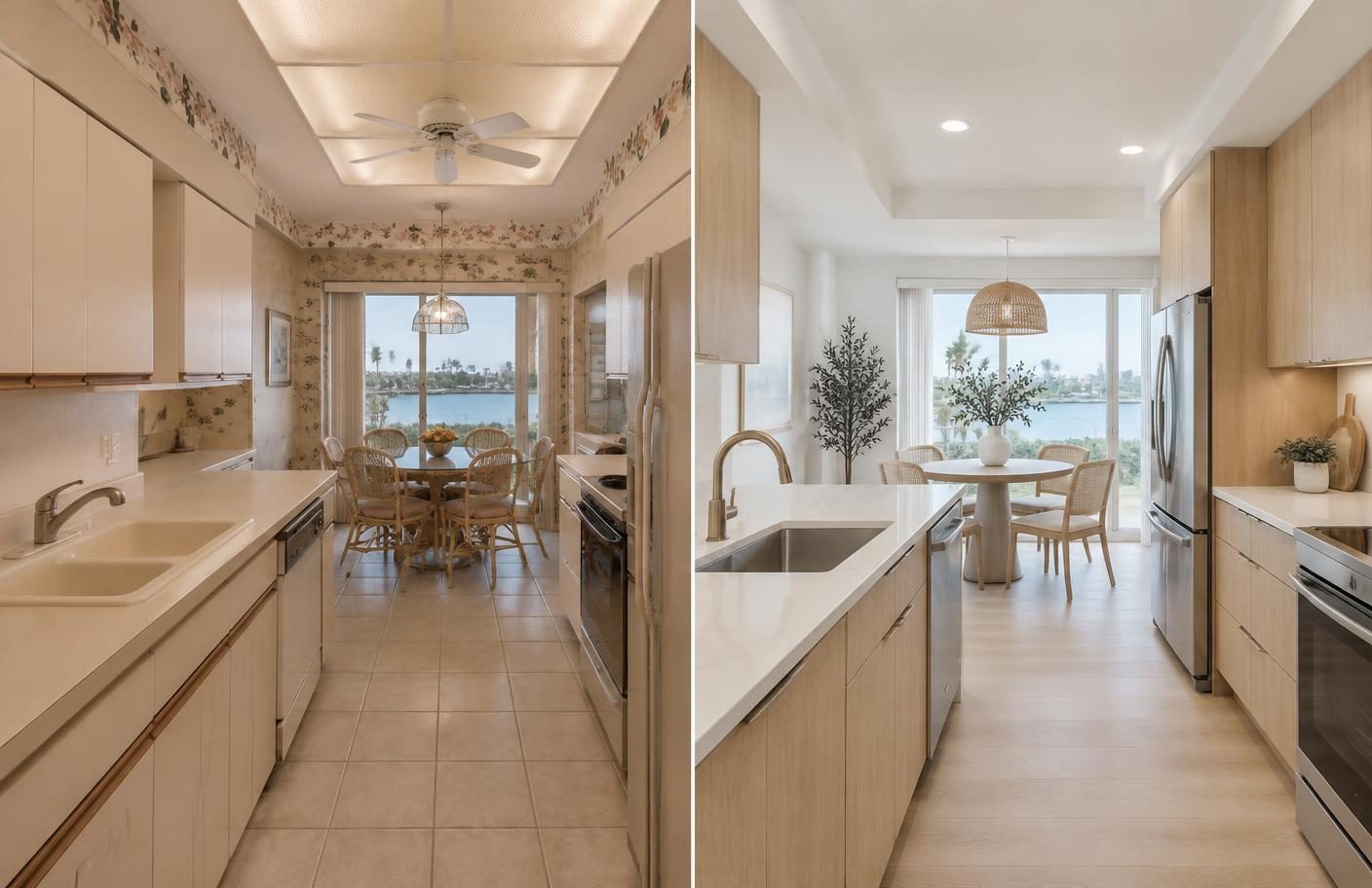 Before and after Kitchen Remodel · Boca Raton · 3 weeks