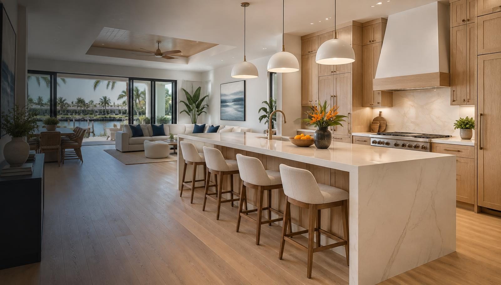 Bright renovated Boca Raton kitchen